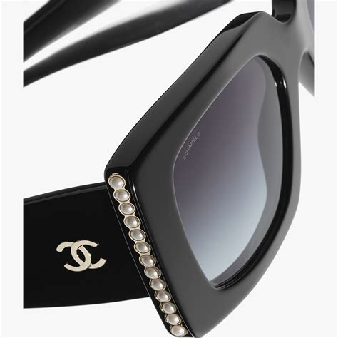 chanel square womens gold sunglasses|Chanel retro square sunglasses.